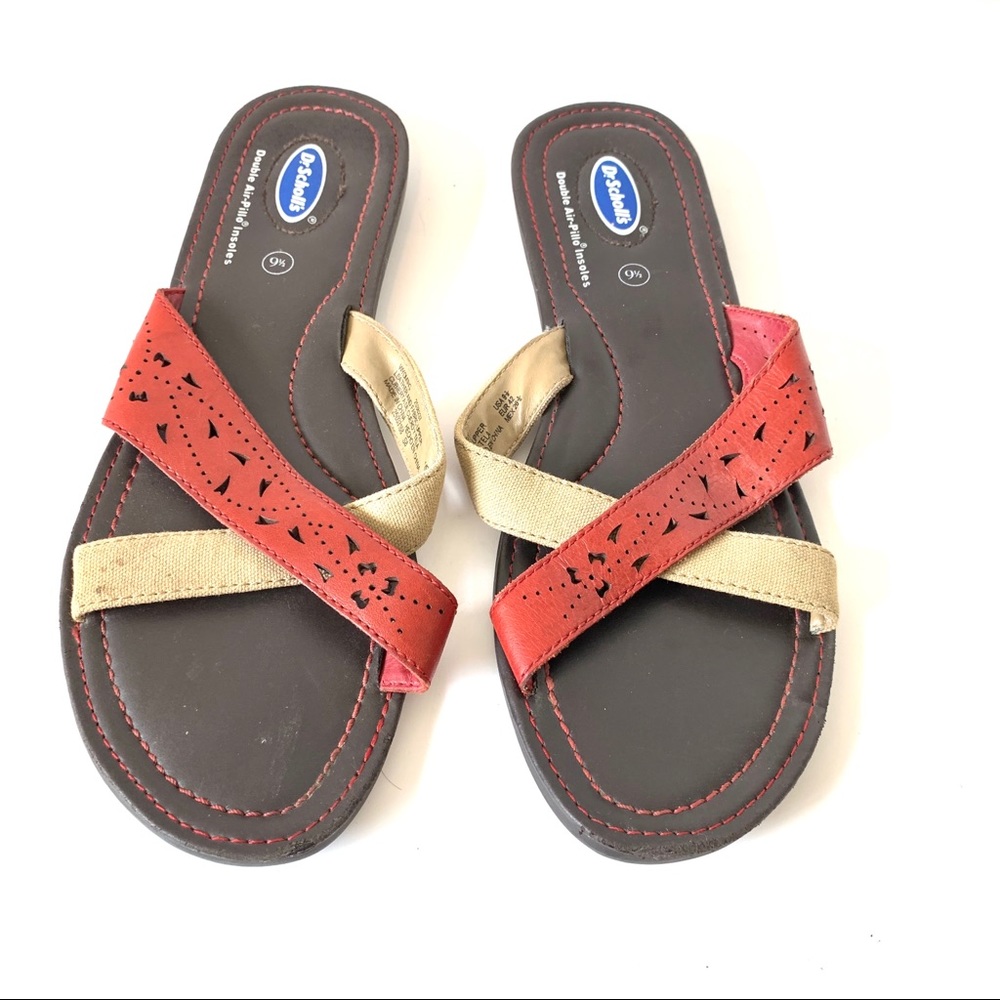 DR. SCHOLL’S “Wyoming” Laser Cut Sandals—SZ. 9.5